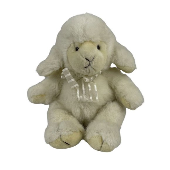 Russ Other - Russ Berries Fluffles Lamb Sheep Soft Bean Bag 12" Stuffed Animal Plush Cream